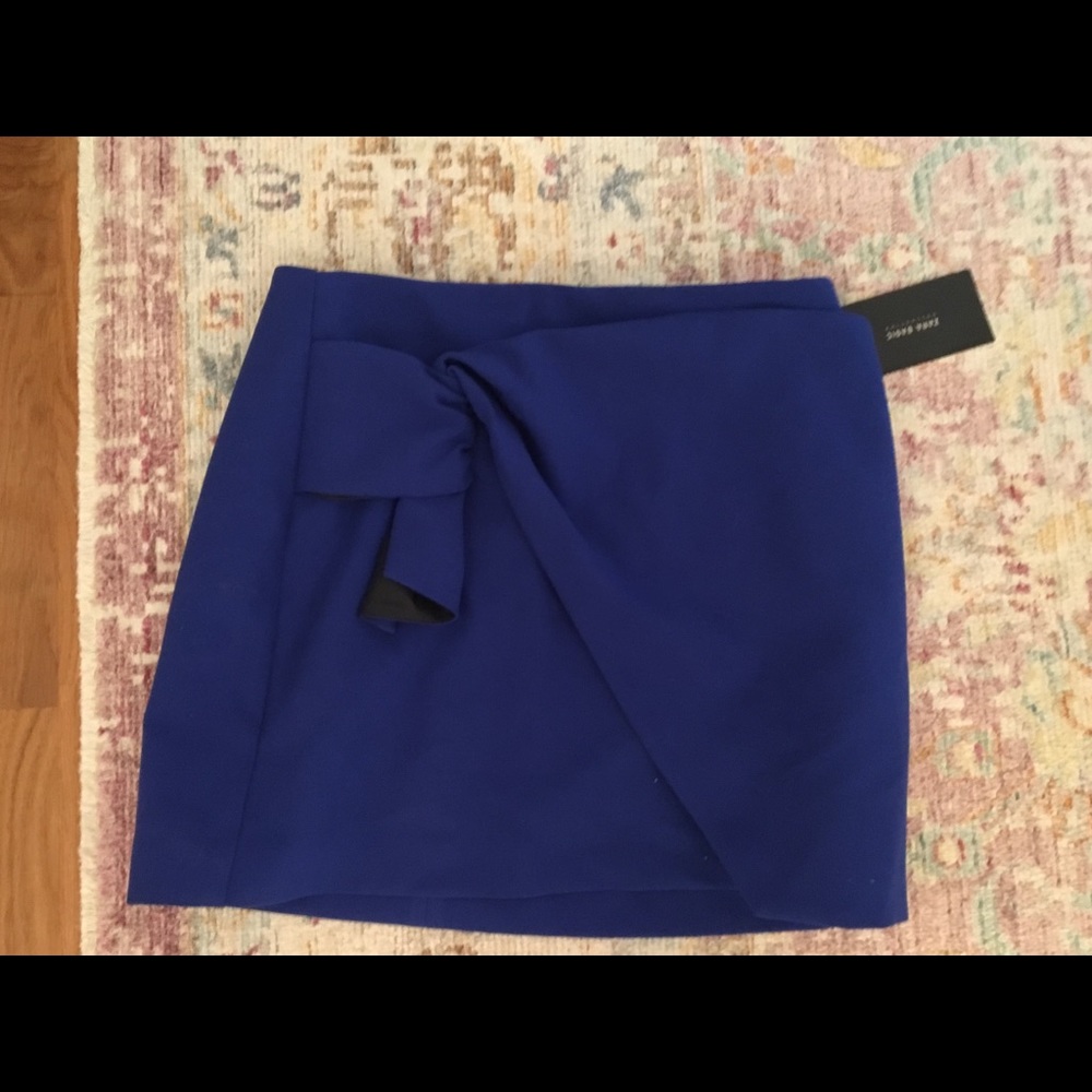 Zara Cobalt Blue Mini Skirt